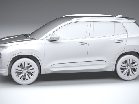 Skoda Kylaq 2025 3D Модель
