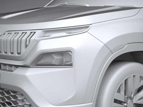 Skoda Kylaq 2025 3D Модель