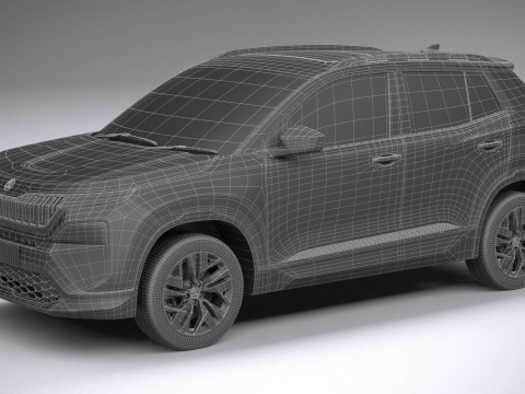 Skoda Kylaq 2025 3D Модель