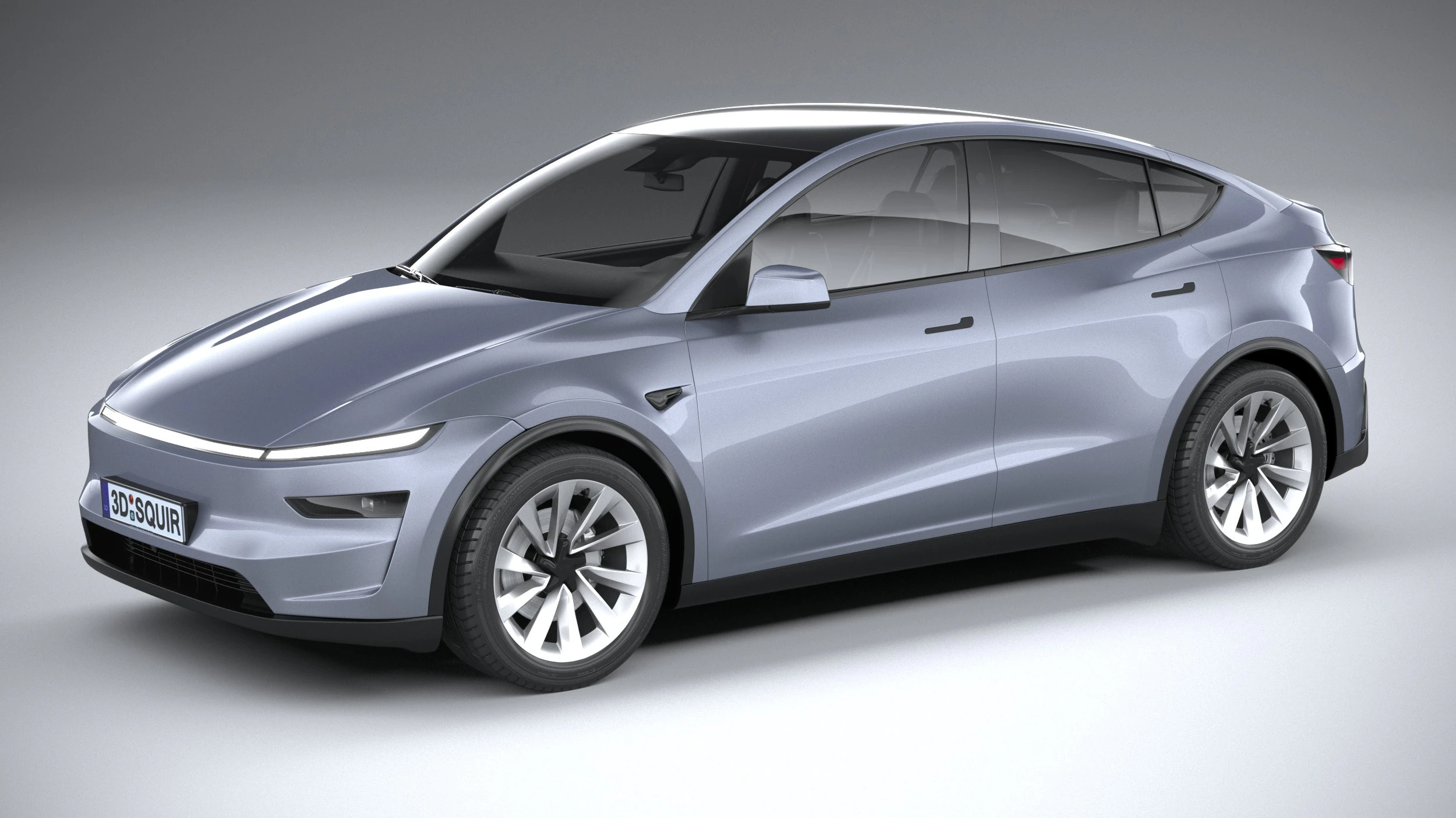 Tesla Modelo Y 2025 Modelo 3D .c4d .max .obj .3ds .fbx .stl .blend 
