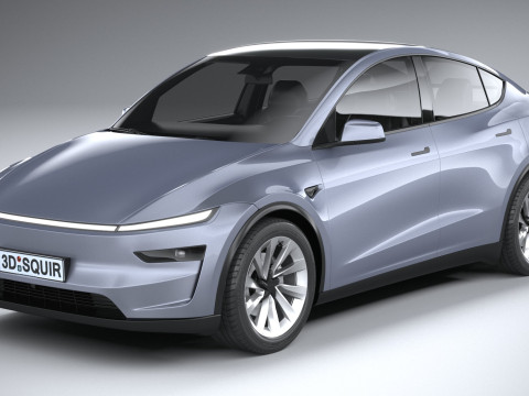 Tesla Model Y 2025 3D Model