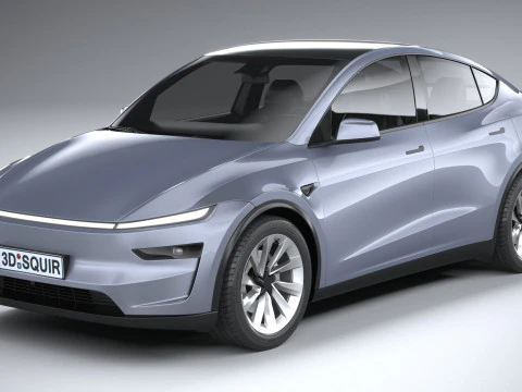 Tesla Modelo Y 2025 Modelo 3D