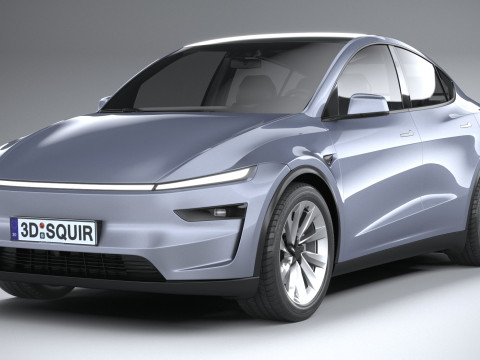 Tesla Model Y 2025 3D Model