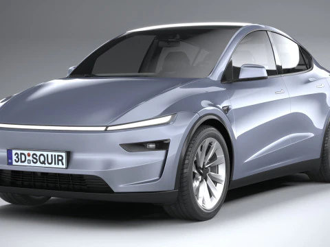 Tesla Modelo Y 2025 Modelo 3D