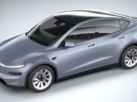 Tesla Model Y 2025 3D Model
