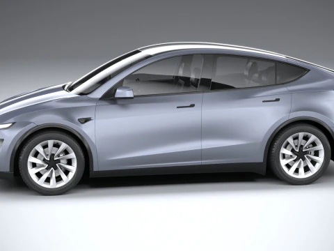 Tesla Modelo Y 2025 Modelo 3D