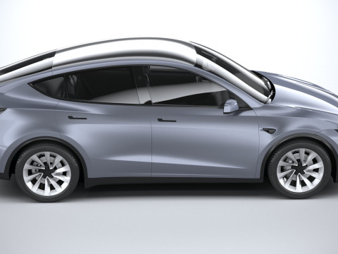 Tesla Model Y 2025 3D Model