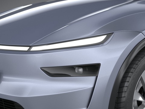 Tesla Model Y 2025 3D Model