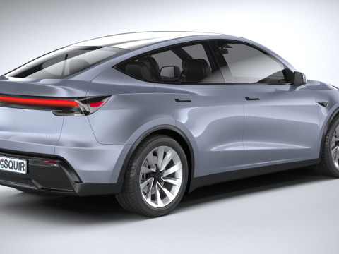 Tesla Model Y 2025 3D Model