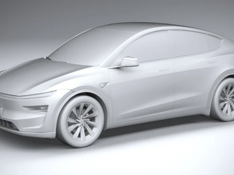 Tesla Modelo Y 2025 Modelo 3D