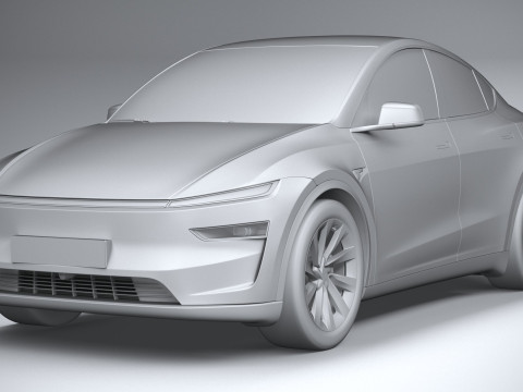 Tesla Model Y 2025 3D Model