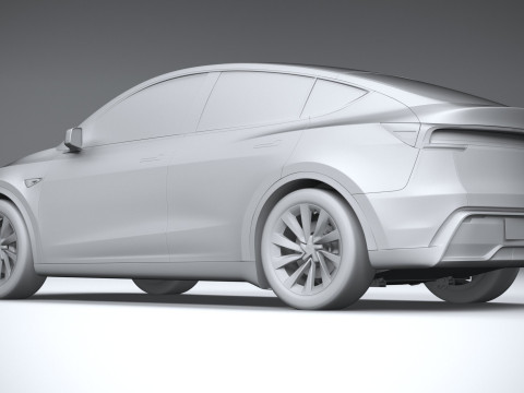Tesla Model Y 2025 3D Model
