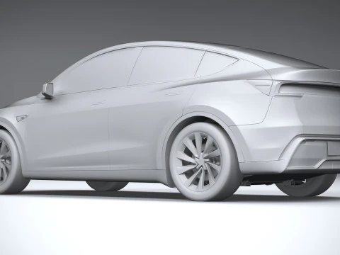 Tesla Modelo Y 2025 Modelo 3D