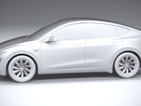 Tesla Model Y 2025 3D Model