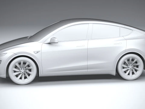 Tesla Modelo Y 2025 Modelo 3D