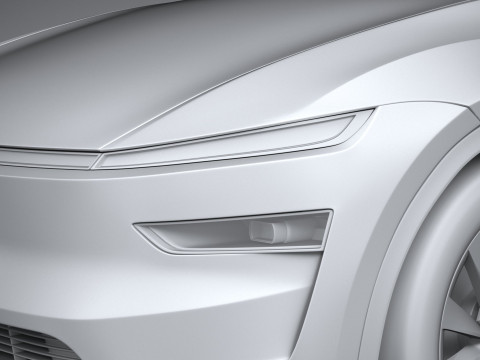 Tesla Model Y 2025 3D Model