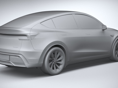 Tesla Model Y 2025 3D Model