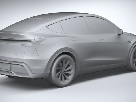 Tesla Modelo Y 2025 Modelo 3D