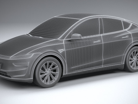 Tesla Model Y 2025 3D Model