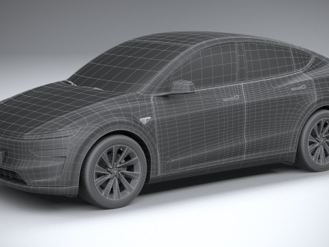 Tesla Model Y 2025 3D Model