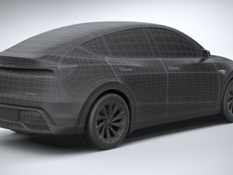 Tesla Model Y 2025 3D Model