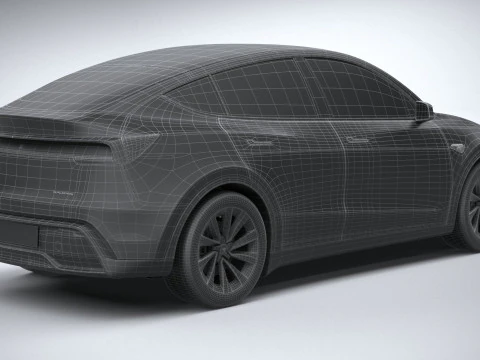 Tesla Modelo Y 2025 Modelo 3D