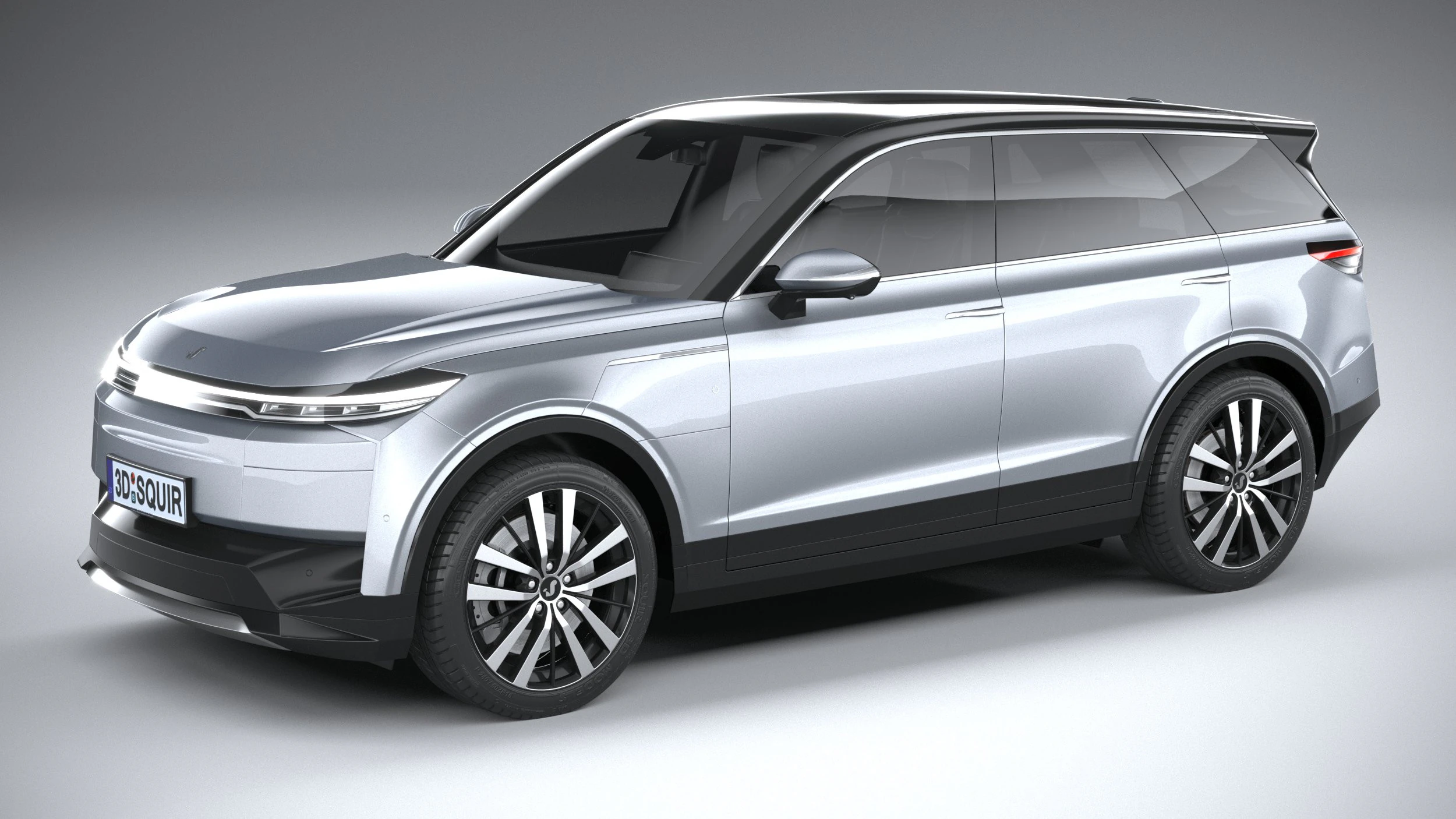Generic SUV v1 2025 3D Model .c4d .max .obj .3ds .fbx .stl .blend 