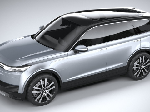 Generic SUV v1 2025 3D Model