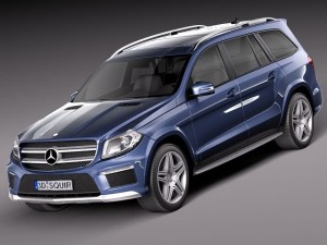 Mercedes-Benz GL 2013 3D Model