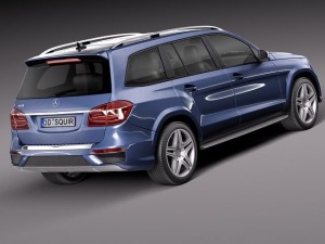 Mercedes-Benz GL 2013 3D Модель