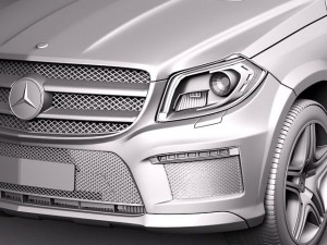 Mercedes-Benz GL 2013 3D Модель