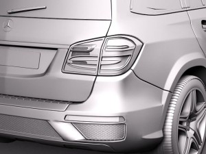 Mercedes-Benz GL 2013 3D Модель
