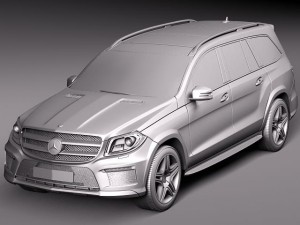 Mercedes-Benz GL 2013 3D Модель