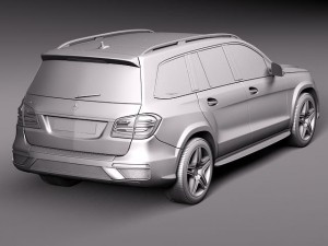 Mercedes-Benz GL 2013 3D Модель