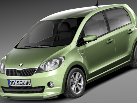 Skoda Citigo 5-door 2013 Modelo 3D