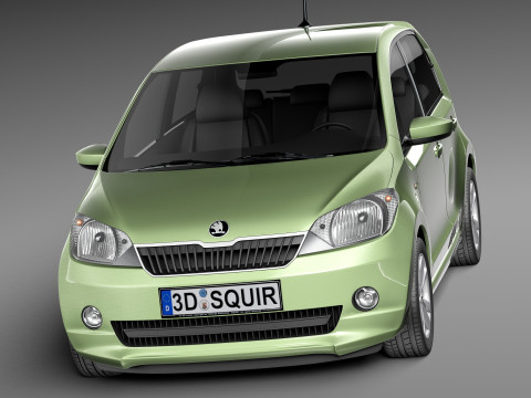Skoda Citigo 5-door 2013 Modelo 3D