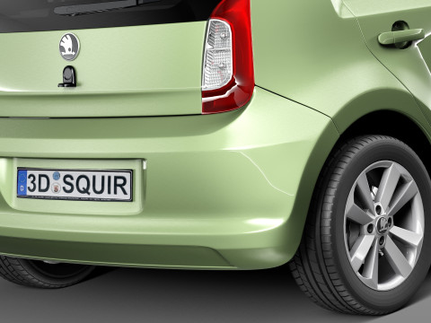 Skoda Citigo 5-door 2013 Modelo 3D