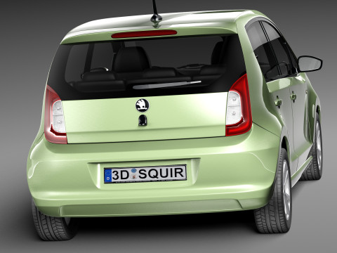 Skoda Citigo 5-door 2013 Modelo 3D
