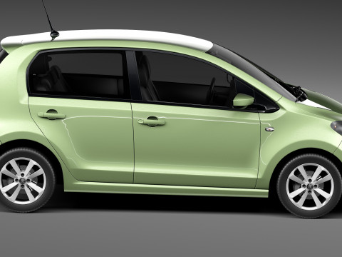 Skoda Citigo 5-door 2013 Modelo 3D