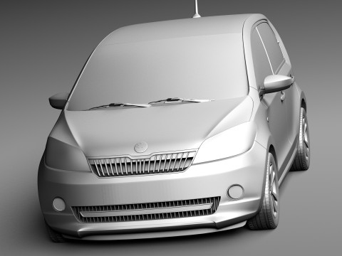 Skoda Citigo 5-door 2013 Modelo 3D