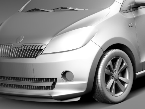 Skoda Citigo 5-door 2013 Modelo 3D