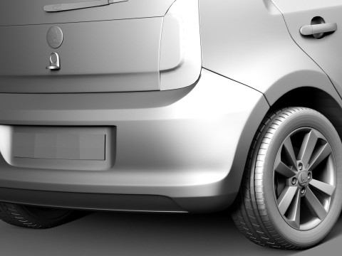 Skoda Citigo 5-door 2013 Modelo 3D