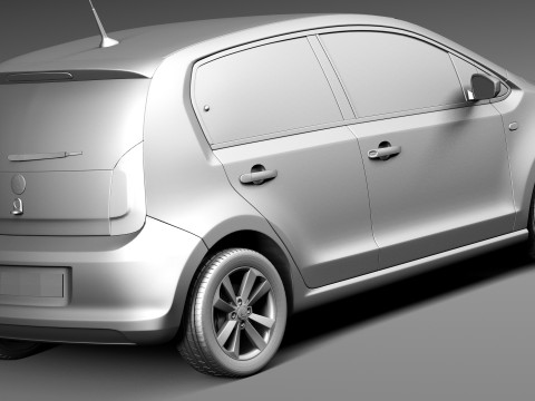 Skoda Citigo 5-door 2013 Modelo 3D