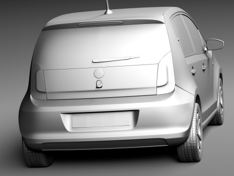 Skoda Citigo 5-door 2013 Modelo 3D