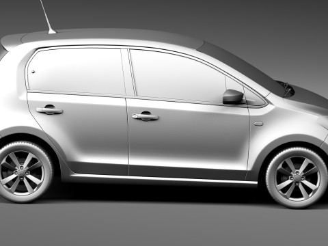 Skoda Citigo 5-door 2013 Modelo 3D