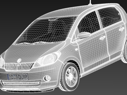 Skoda Citigo 5-door 2013 Modelo 3D