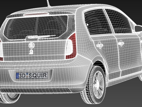Skoda Citigo 5-door 2013 Modelo 3D