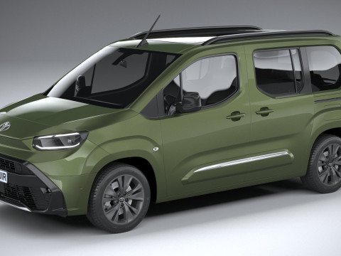 Toyota ProAce City Verso 2025 3D मॉडल