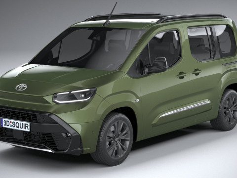 Toyota ProAce City Verso 2025 Modelo 3D
