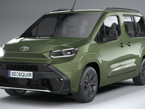 Toyota ProAce City Verso 2025 Modelo 3D